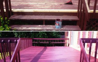 before and after deck paint in Ottawa